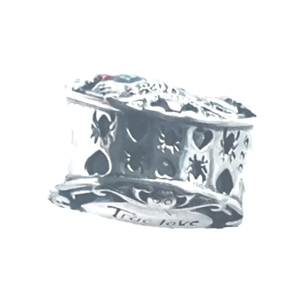 “The Nightmare Before Christmas” Charm Fits Pandora Silver S925 Jack & Sally New